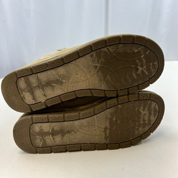 Sporto Women’s Claire Knit Boots Leather Beige/Multi Size 9 Buttons - Picture 7 of 9